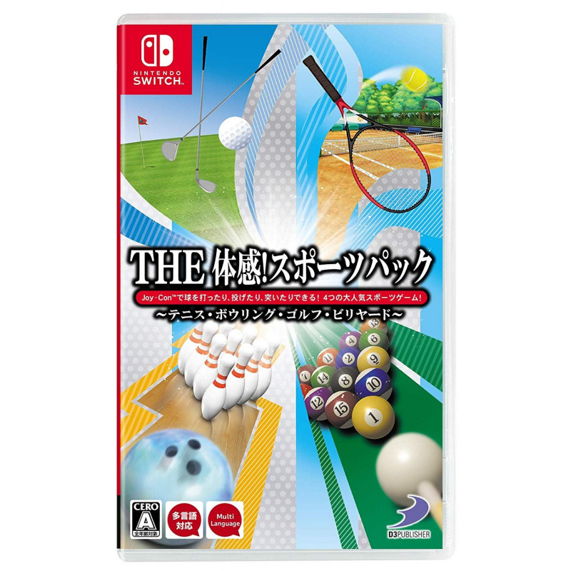 THE Taikan! Sports Pack: Tennis, Bowling, Golf, Billiard