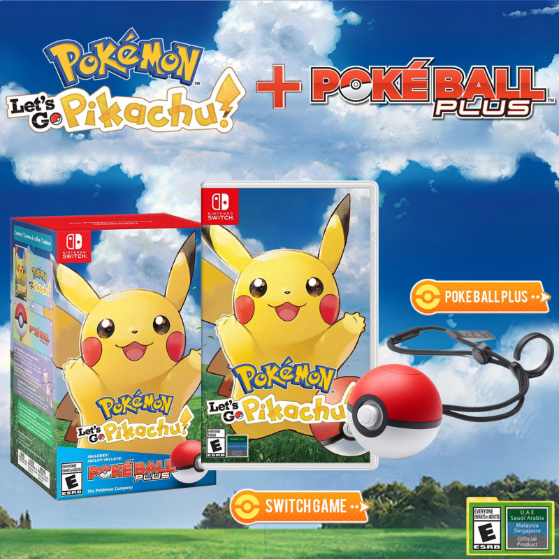 Pokemon: Let's Go, Pikachu! + Poke Ball Plus Pack
