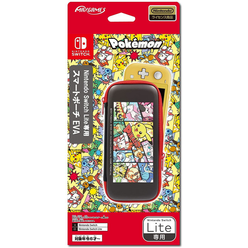 Pokemon Comic Smart Pouch EVA for Nintendo Switch Lite