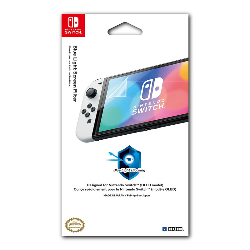 Blue Light Cut Screen Protective Filter for Nintendo Switch OLED Model