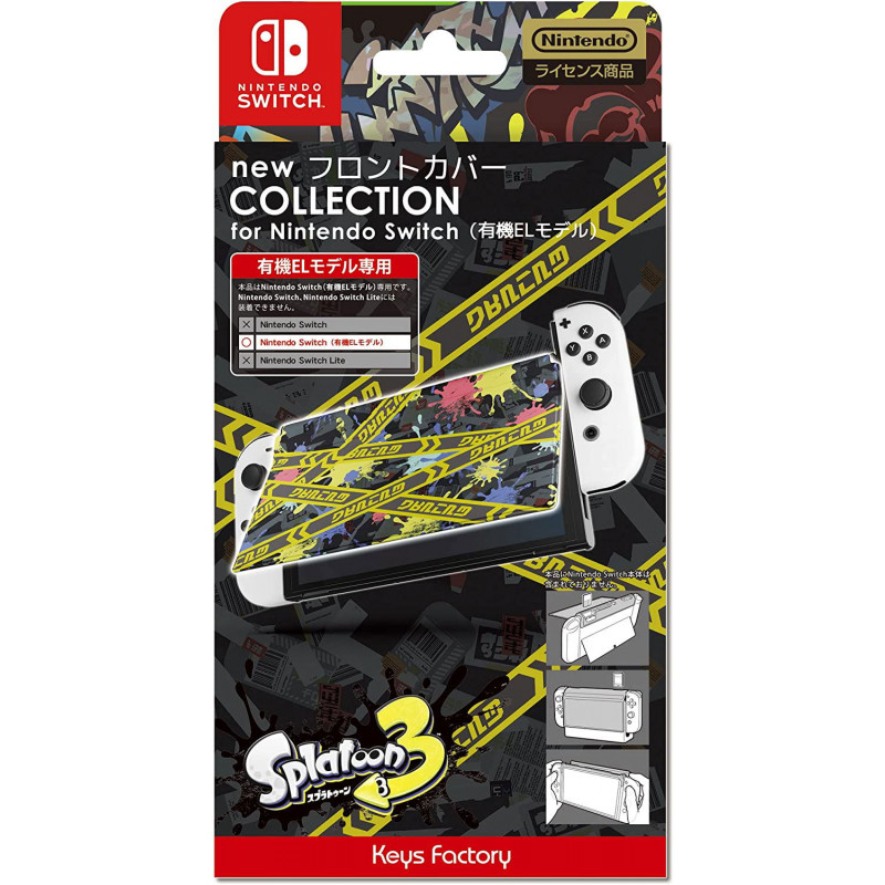 New Front Cover Collection for Nintendo Switch OLED Model (Splatoon 3 Type-A)