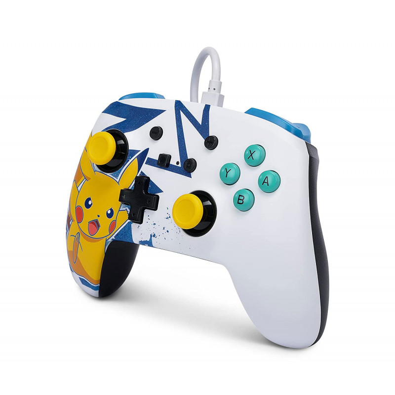 PowerA Enhanced Wired Controller and Slim Case for Nintendo Switch (Pikachu High Voltage)