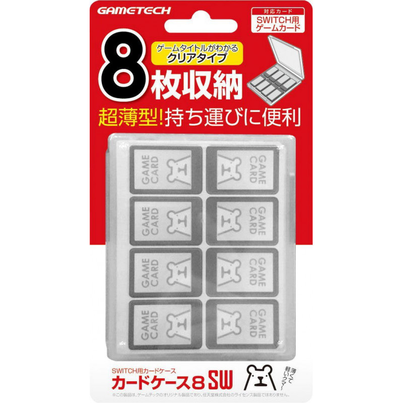 Nintendo Switch Card Case 8 (Clear)