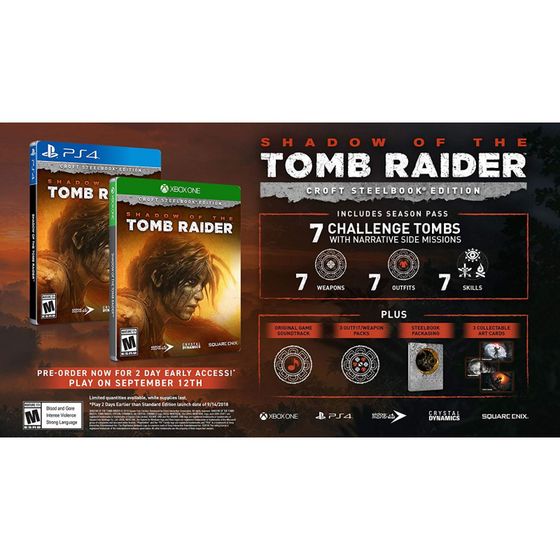 Shadow of the Tomb Raider [Croft Steelbook Edition]